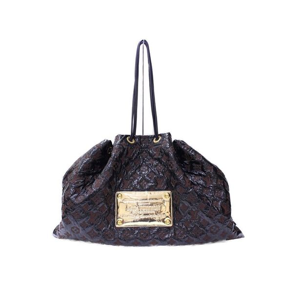 Louis Vuitton Brown Vinyl Monogram Squishy Inventeur Black - Picture 1 of 14